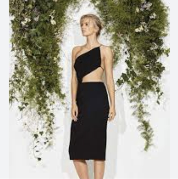 Maurie eve asymmetrical can't get enough midi dress cut out - Picture 2 of 8